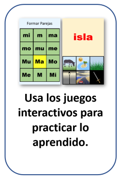 Usa los juegos interactivos