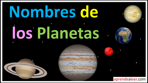 Cómo aprender los nombres de los planetas