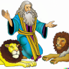 Daniel en el pozo de los leones
